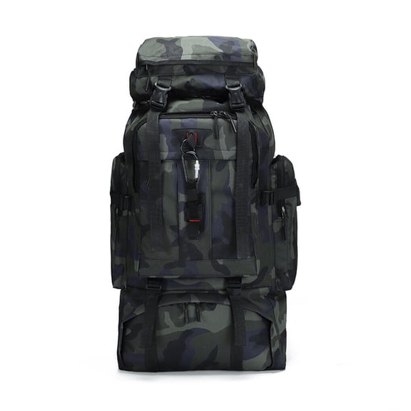 Eigraketly al aire libre 80L de nylon de gran capacidad deportiva para acampar Bolsa de almacenamiento de montañismo de Ropa Deportiva, Zapatos Camuflaje de ciudad