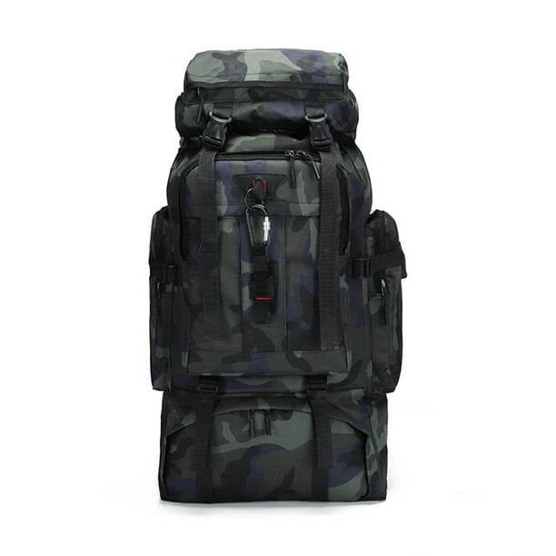 Soidarity al aire libre 80L de nylon de gran capacidad deportiva para acampar Bolsa de almacenamiento de montañismo de Ropa Deportiva, Zapatos Camuflaje de ciudad