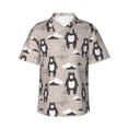 thumbnail image 1 of Fotbe Cartoon Bear Brown Camisa Hawaiana para Hombre Unisex – Camisa Casual de Verano con Botones de Manga Corta de Algodón y Lino,Large, 1 of 7