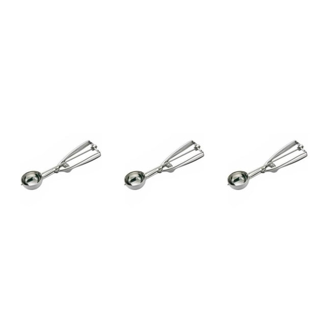 relayinert 1/2/3/5 Ice Cream Scoops Spring Handle Fruits Ball Maker Stainless Steel Baller Kitchen Tools Cookie Digging Accessories 4cm 3PCS