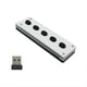 thumbnail image 1 of Silicona Silenciosa Bluetooth Programación Personalizada Macro Teclado Macropad de 5 Teclas Copiar Pegar Teclado USB, Bluetooth+USB+Inalámbrico, 1 of 5