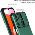 thumbnail image 5 of Bracket Phone Case for Samsung Galaxy A25 5G with Kickstand & Slide Camera Lens Cover, Dual Layer Rugged Shockproof Protection Cover Case for Samsung Galaxy A25 5G LT-Green, 5 of 9