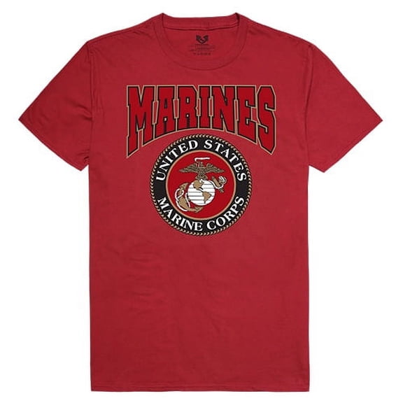 Rapid Dominance RS2 Relaxed Graphic Tees-Marines - Cardinal-L