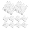 thumbnail image 1 of unbranded De Azulejo Autoadhesivo Para Cocina Y Lavandería Con Acabado Gris Claro Y 3D, 1 of 8