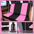 thumbnail image 4 of Car Cover Full Set Plush Steering Wheel Cover Fluffy Soft Wool Handbrake Gear Pink, 4 of 8