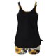 thumbnail image 3 of Traje de Baño de Mujer con Pantalones Cortos Torso Largo Cintura Alta Dos Piezas, Modesto Fluido Impreso Traje de Baño de Control Del Estómago para la Piscina de la Playa Verano, 3 of 6