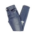 thumbnail image 2 of Aqua Womens Marley Denim Destructed Skinny Jeans, 2 of 4