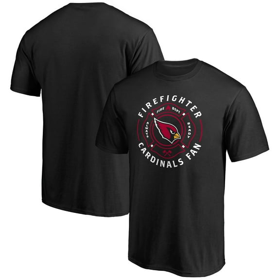 Men's Black Arizona Cardinals Firefighter T-Shirt