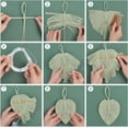 thumbnail image 3 of 3 Sizes Leaf Macrame Cutting Molds 6pcs Teardorp Macrame Frame Macrame Wall Hanging Tool Acrylic Macrame Template for DIY Crafts Feather Tassel Making Weaving Home Hanging Decor, 3 of 5