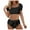 a59-Black, variant on KPOPLK Bathing Suit for Women's Bikini Sets Two Piece Swimsuit Sporty Mid Rise Scoop Neck Adjustable Spaghetti Straps(M,Black)