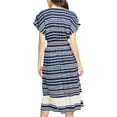 thumbnail image 2 of Rachel Rachel Roy Womens Striped V-Neck Midi Dress, 2 of 2