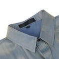 thumbnail image 5 of Cloudstyle Men's Casual Solid Long Sleeve Shirt - Relaxed Fit, Soft Fabric for Everyday Wear, 5 of 8
