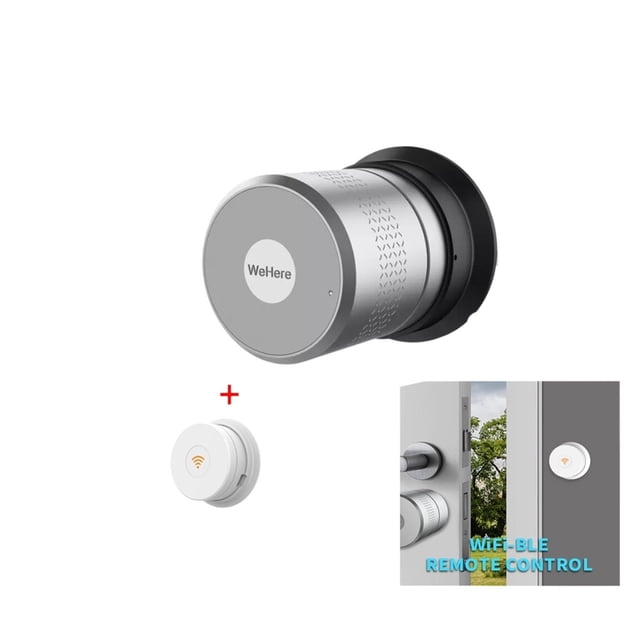 Big Motor Force Tuya Lock Cylinder Home Fingerprint Smart Door Lock Knob Handle ,Smart and Convenient