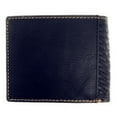 thumbnail image 2 of Western Genuine Woven Leather State Map Cowhide Mens Bifold Short Wallet, 2 of 4