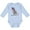 AE-Light Blue, variant on Inktastic Graffiti Paint Splatter T-Rex Boys or Girls Long Sleeve Baby Bodysuit