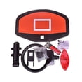thumbnail image 2 of Canasta de baloncesto para trampolín para poste recto y poste curvo, portería de baloncesto para niños, soporte de baloncesto con pelota, 2 of 8