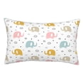 thumbnail image 1 of Balery Little Elephant Funda de Cojín Estampada, Regalos para Mujeres, Regalos de Amor para Ella, Regalos para Novia o Esposa, Funda de Almohada-14"x20", 1 of 6