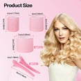 thumbnail image 6 of xnicx Jumbo Hair Rollers Curlers,28pcs Set Heatless Velcro Rollers includes 18 Rollers with 10 Clips to Sleep in for Long,Short Hair,Large Self Grip Hair Rollers(60mm、48mm、36mm)Pink Hair Bangs Volume, 6 of 7