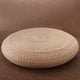 thumbnail image 2 of Almohada para sentarse, cojín de suelo de paja tejido, cojín de meditación tejido ligero para Hotel, oficina, decoración del hogar, sala de estar, 2 of 8