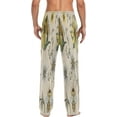 thumbnail image 3 of Bees with Sunflowers Men's Pajama Pants Lightweight Sleepwear Bottom Lounge Pants, 3 of 6