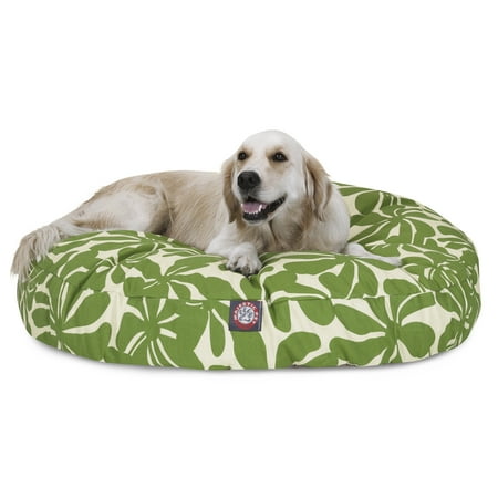 UPC: 0788995510154 | Majestic Pet | Plantation Round Pet Bed For Dogs  Removable Cover  Sage  Large
