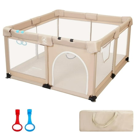 Joypony Baby Playpen 50x50", Extra Large Play Yard for Toddlers, Indoor Baby Playard Fence , Safe Activity Center