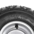thumbnail image 4 of Set of 2 ATV Go Kart Tires 145/70-6 Tire With 6" Wheel Rims 3 Lug for Quad Mini Bike Go Cart Drift Trike 4 Wheelers Taotao Coolster 70cc 110cc 125cc Suzuki LT50 (2pcs), 4 of 5