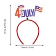 thumbnail image 2 of QIQUWOHUL Independence Headbands Patriotic Party 4th Of July Flag Headband Accessories Props Decoration Headband For Adult And Children, 2 of 3