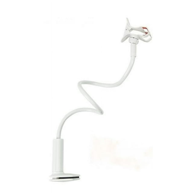 Newest Upgraded Multifunction Universal Camera Holder Stand For Baby Monitor Mount On Bed Cradle Adjustable Long Arm Bracket White