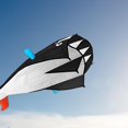 thumbnail image 1 of Cometa de delfín para niños y adultos, 3D, ligera, con temática de animales, 2,2 x 1,2 m, juguete volador enorme y fácil de volar, ideal para patio, Negro, 1 of 8