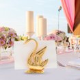 thumbnail image 1 of TABLETREANDS Soporte Para Servilletas Dorado De Aleación Zinc Con Artístico De Cisne Para Eventos, 1 of 6