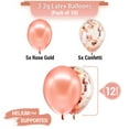 thumbnail image 2 of PARIS PRODUCTS - 90th Birthday Rose Gold Balloons & Number 90 Mylar Balloon, 90th Birthday Party Decor, 90th Birthday Decorations for Woman, 90th Birthday Decorations Woman, 2 of 4