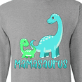 thumbnail image 4 of Inktastic Mamasaurus with Cute Brontosaurus Family Long Sleeve T-Shirt, 4 of 5