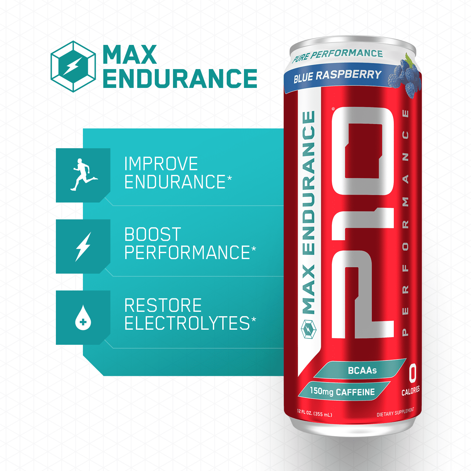 P10 Performance Max Endurance Blue Raspberry Energy