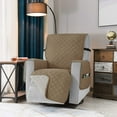 thumbnail image 7 of Reversible Recliner Cover - Pet & Kid Proof, Non-Slip, 2 Sizes (Fits Small/Large Chairs) - Soft Microfiber Furniture Protector, 7 of 7