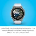 thumbnail image 5 of Garmin epix Pro (Gen 2) Sapphire Edition, 47mm, High Performance Smartwatch, Advanced Training Technology, Built-in Flashlight, Whitestone, 5 of 6