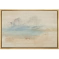 thumbnail image 3 of PixonSign Framed Canvas Print Wall Art Pastel Abstract Paint Stroke Landscape Nature Wilderness Illustrations Modern Art Decorative Minimal Rustic for Living Room, Bedroom, Office - 24"x36" Natural, 3 of 5