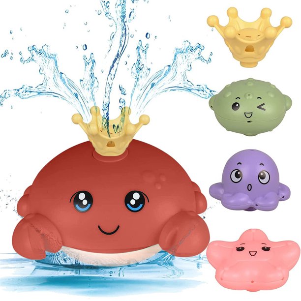 Best Gift！Baby Bath Toys,Spray Swimming Pool Toy,Four Water Spray