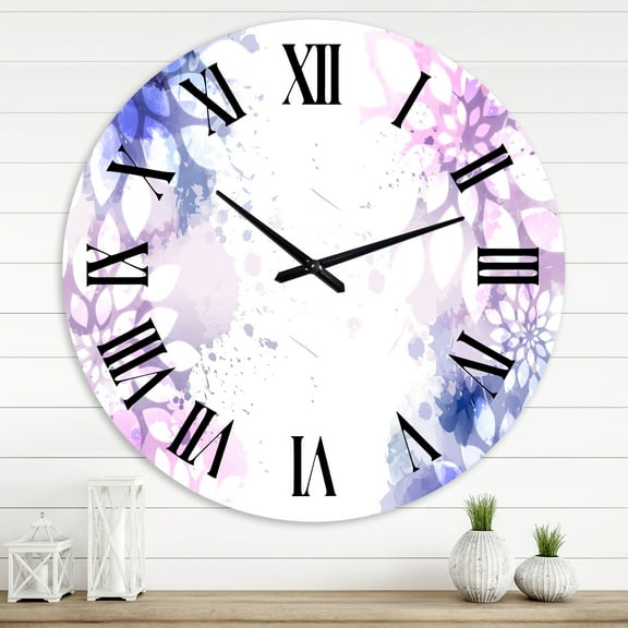 Designart 1 in Modern,Contemporary Wall Clock