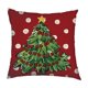 thumbnail image 2 of Funda de Almohada Ganfancp Nueva Navidad Decoración Casa Alces 1*Funda, 2 of 6