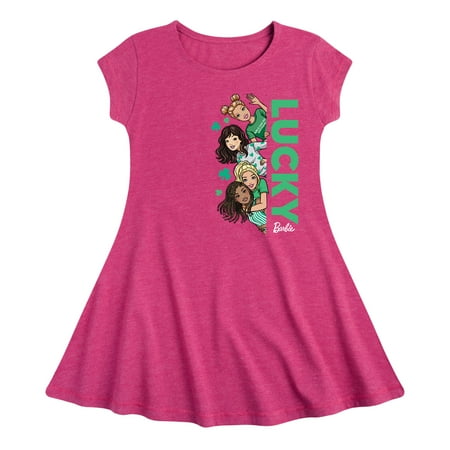 

Barbie - Group Lucky - Toddler And Youth Girls Fit And Flare Dress