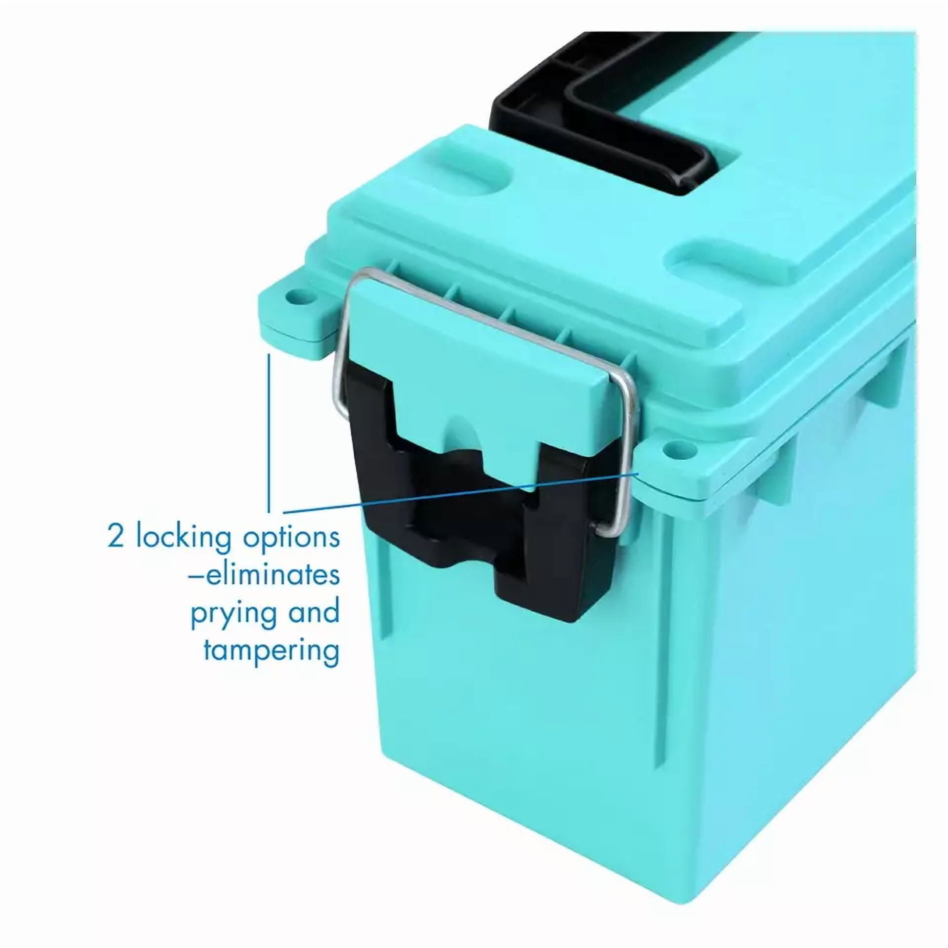 Teal Stackable Craft Storage Box With Locking Functions