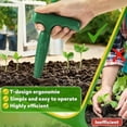 thumbnail image 4 of Lttoisl PandaXun Hand Dibber with Measuring Scale, Ergonomic Plastic Seed Dibbler & Bulb Planter Tool, Efficient Garden Sowing Seeds & Transplanting Vegetables, Green, 4 of 8