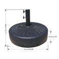 thumbnail image 2 of Base de Parasol Extérieur Support Résistant aux Intempéries Rempli d'Eau et de Sable pour Parasol de Plage Jardin, 2 of 8