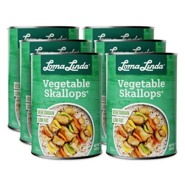 Loma Linda Vegetable Skallops (15 oz.) (Pack of 6)