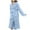 Sky Blue, variant on Hvyesh Kimono Robe for Women Long Hooded Bathrobe Trendy Terry Cloth Robes Knee Length Shawl Collar Towel Bathrobe Comfy Home Pajamas