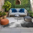 thumbnail image 2 of Gray Ombre Clouds Outdoor Rug for Patio/Deck/Porch, Non-Slip Large Area Rug 5 x 8 Ft, Modern Abstract Art Gradient Cloud Indoor Outdoor Rugs Washable Area Rugs, Reversible Camping Rug Carpet Runner, 2 of 8