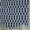 thumbnail image 5 of RLF Home 100% Cotton Jewel Regal  Fully lined Windows Rod Pocket Valance 50" x 17"  Navy, 5 of 6