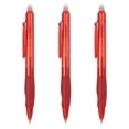 thumbnail image 1 of Uxcell 3Pcs Erasable Gel Pens, 0.5mm Retractable Fine Point Heat Erasable Marking Pen Smooth Writing Fabric Markers for Sewing Drawing Writing Planner, Red Ink, 1 of 7