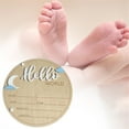 thumbnail image 6 of Baby Announcement Sign,5.9 Inch Wooden Hello World Newborn Signs, Birth Announcement Sign, Baby Shower Hospital Nursery for Newborn Boys and Girls, 6 of 9